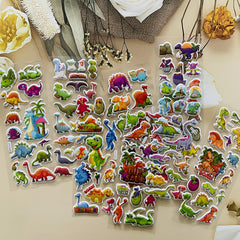 Dinosaur Self-adhesive Stickers - Tyrannosaurus Rex Pattern Decals