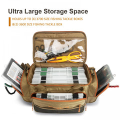 Large Capacity Fishing Tackle Bag with Shoulder Strap