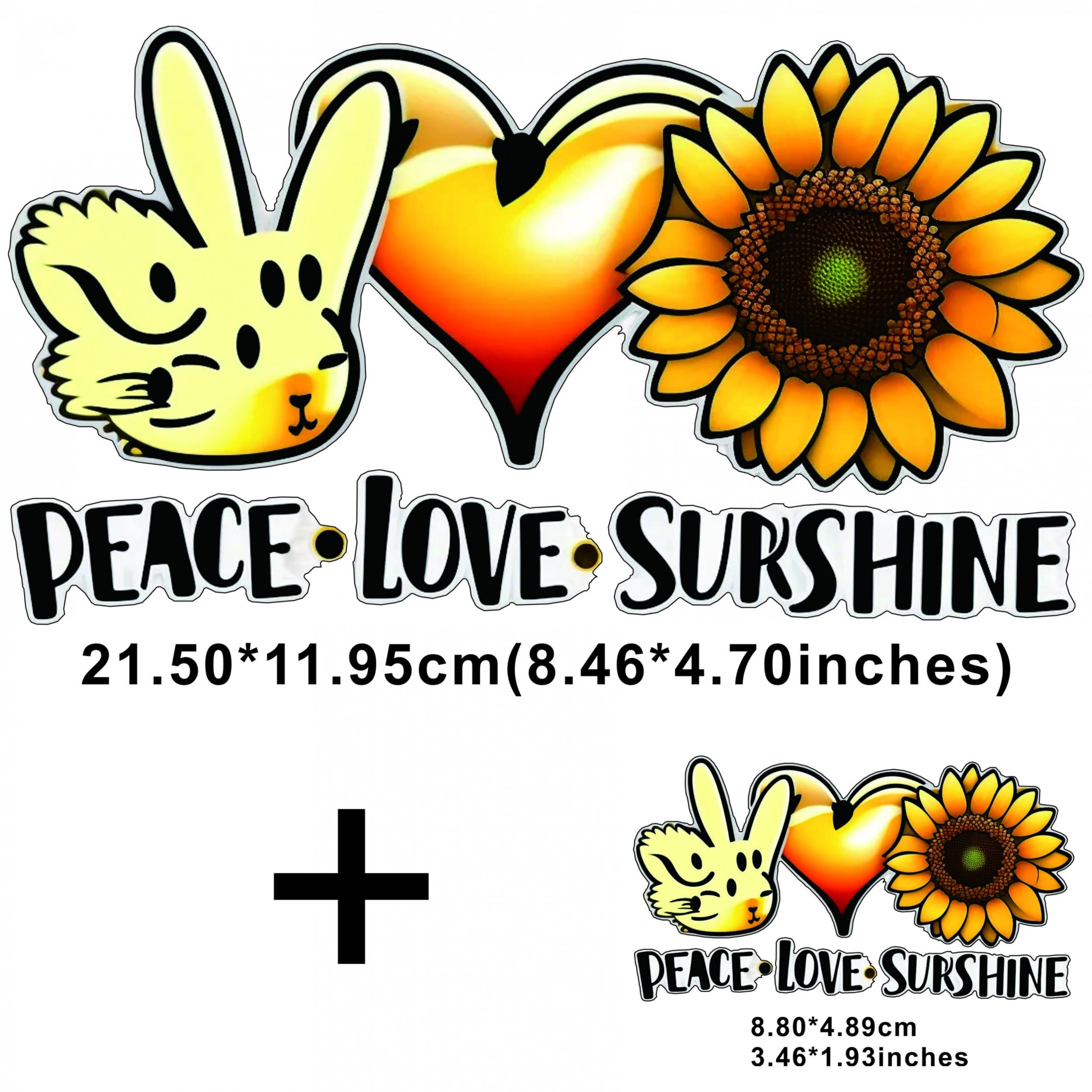 Sunflower Iron-On Transfer Film for Clothing Decor