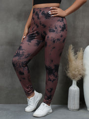  Tie Dye Elastic High Rise Skinny Trousers