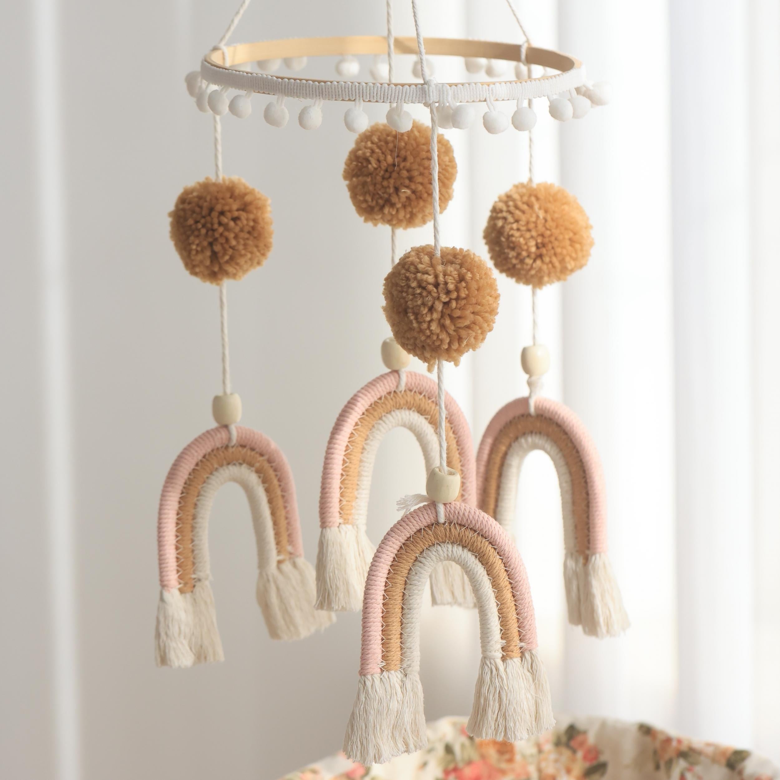 Handcrafted Baby Crib Rattle - Perfect Newborn Gift