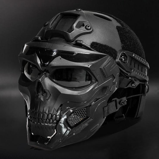 Full Face Airsoft Skull Mask With PC Lens Eye Protection