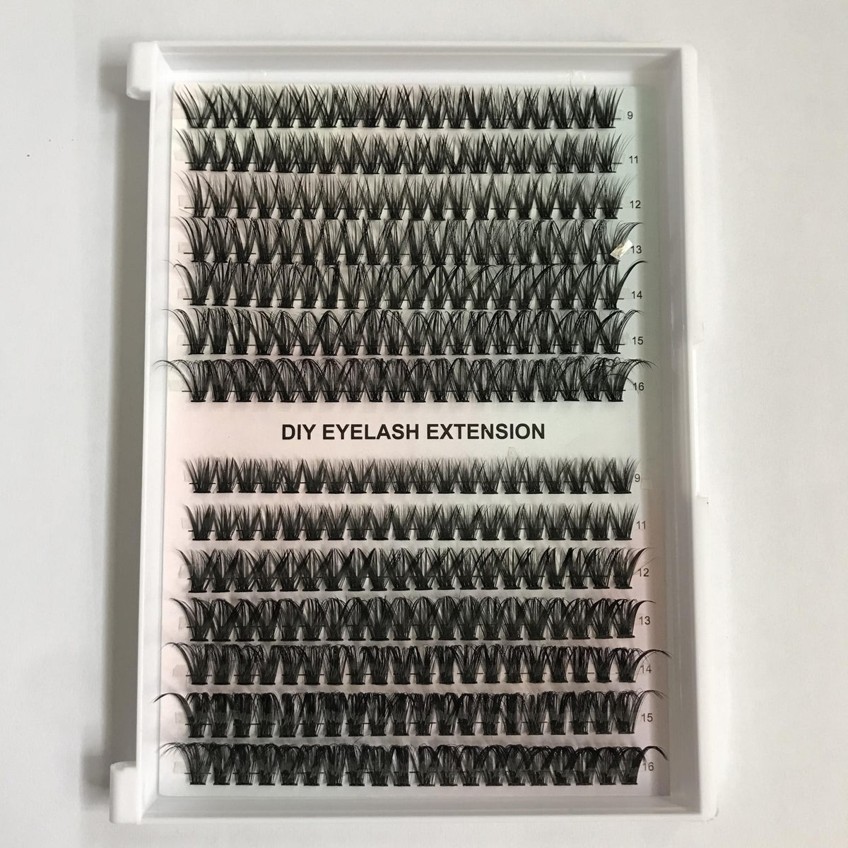 DIY False Eyelashes Set With Glue And Tweezer Cluster Lashes