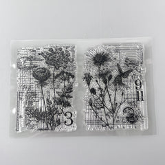 Flower Number Stamps Stencils for DIY Scrapbook, Card Craft Embossing