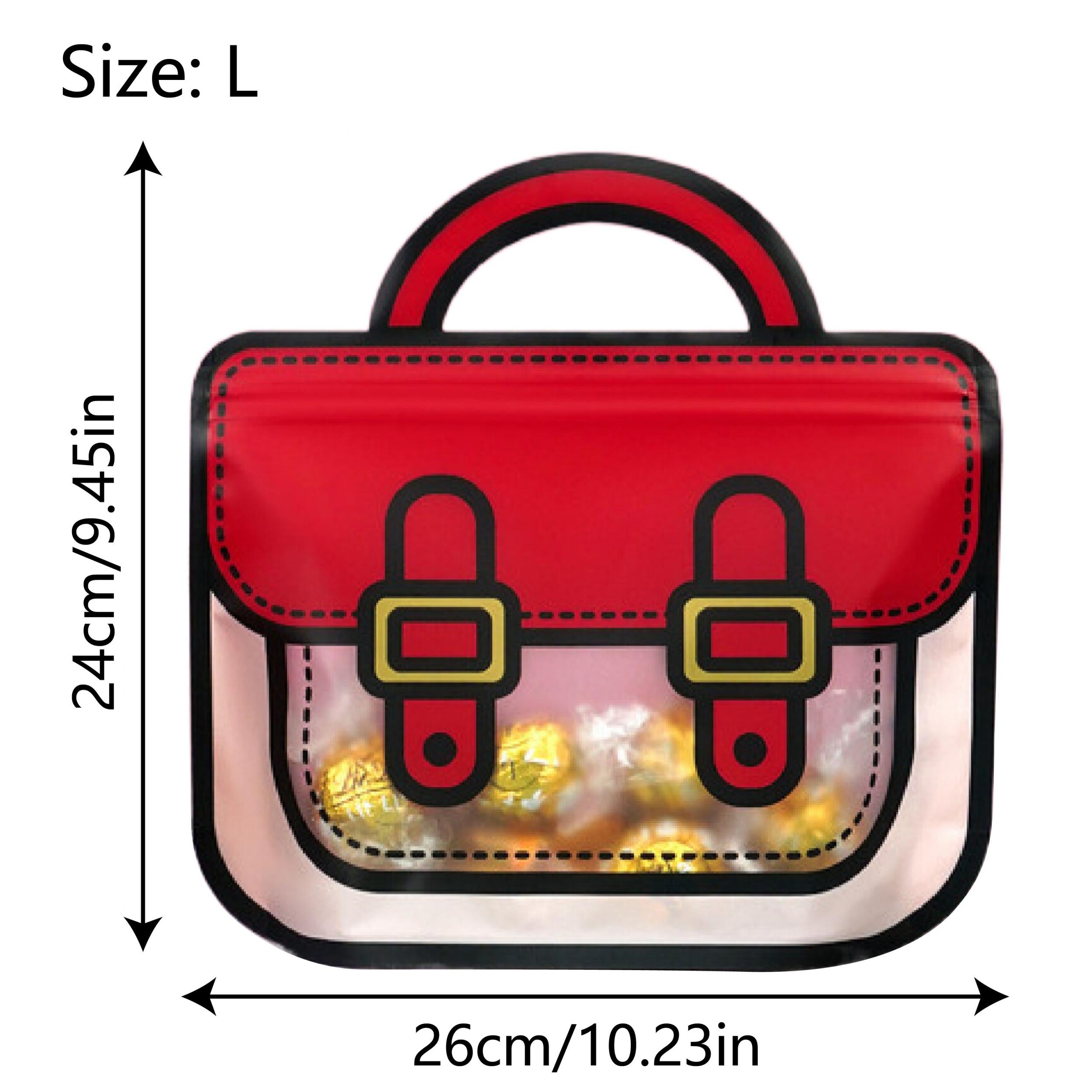 10pcs School Bag Shape Gift Bags for Kids' Birthdays Children's Party