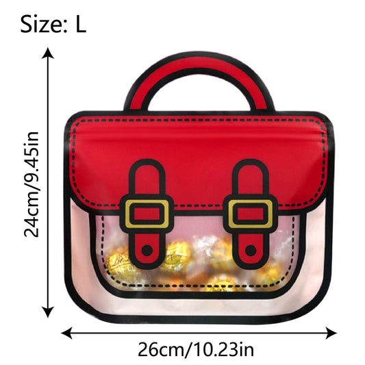 10pcs School Bag Shape Gift Bags for Kids' Birthdays Children's Party