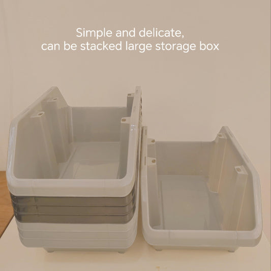 Large Stackable Storage Box Desk Organizer Room Decor Home Decor Kitchen Acce