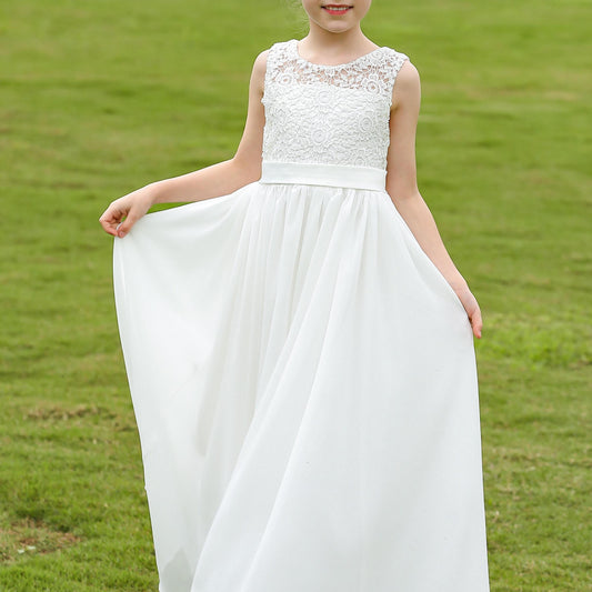 Grace Lace Flower Girls Wedding Dress