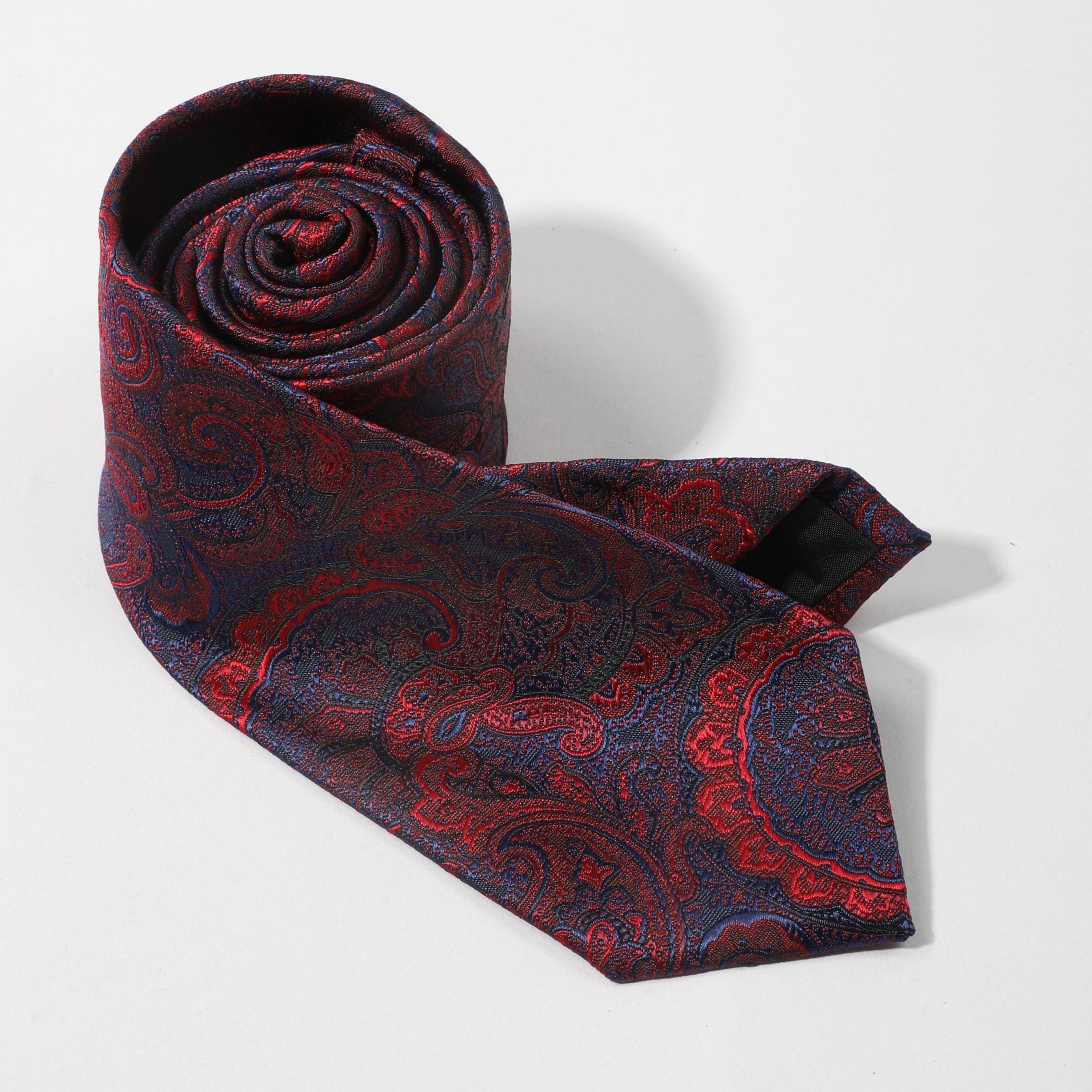 Men's Floral Jacquard Necktie Business Wedding Party Necktie