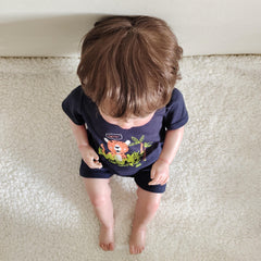 Realistic 19 Inch Doll with Soft Fabric Skin and Hand Rooted Hair