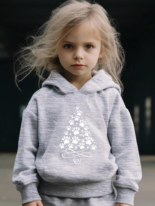 Christmas Tree 2pc Set Girls Casual Comfy Activewear Set