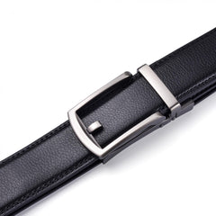 Men's Square Buckle Belt Decorative Accessories for Pants Jeans