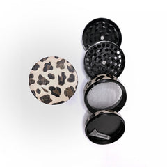 Cow Print Spice Grinder Metal Kitchen Gadget