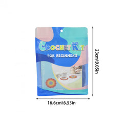 Beginner Crochet Yarn Package with Manual