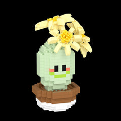 Cactus Series Building Blocks Set - Creative Plant Themed Kit - Assorted Colors