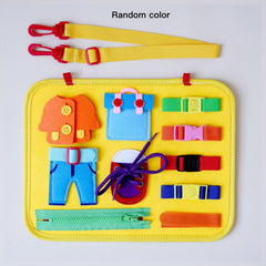 11pcs Montessori Busy Board Toy for 1-4 Year Olds - Educational Travel Toys