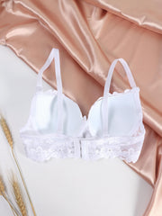 Lace Push Up Bra Breathable Comfy Lingerie