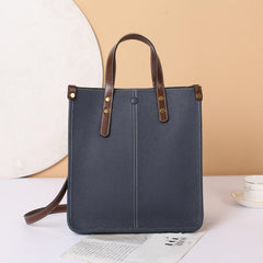 Leather Tote Bag For Women Solid Crossbody Bag