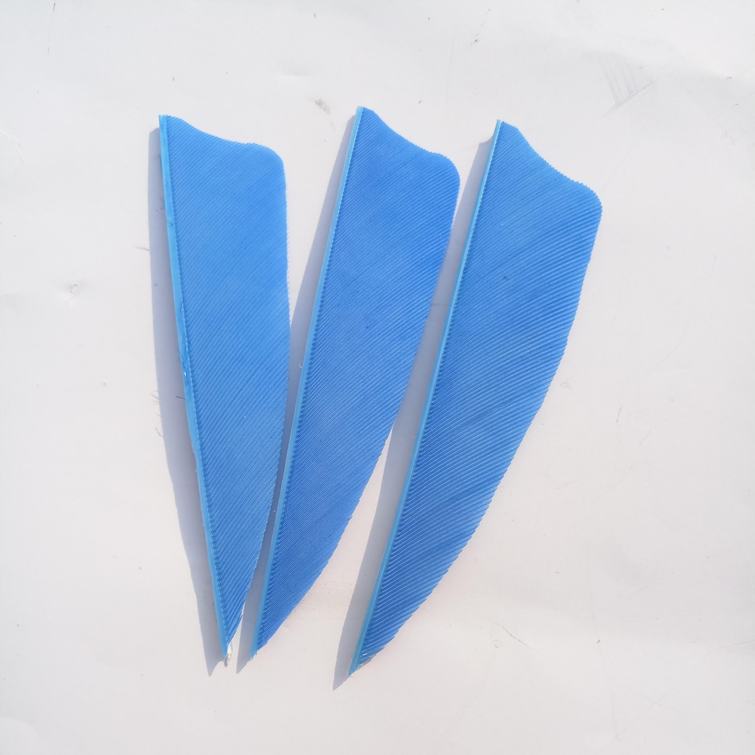 50pcs 7 Shield Cut Archery Fletches Arrow Feathers