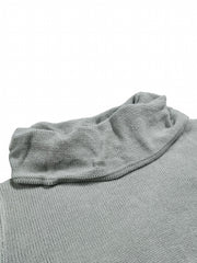  Colorblock Turtle Neck Sweater
