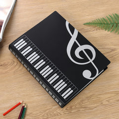 Music Score Book A4 Folder Stave Piano Insert Clip