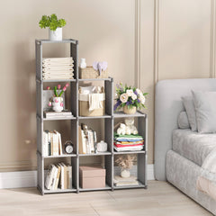 Desktop Bookshelf Foldable Storage Rack Clothes Organizer Wardrobe