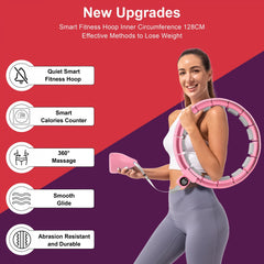 Smart Weighted Fitness Ring Hoops for Adults Extra Quiet Fitness Hoop