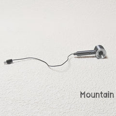 Mini Hair Dryer Set with Stand for Dollhouse Decor