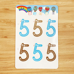 34 Page Control Pen Exercise Book Set for Kids, Erasable Pens