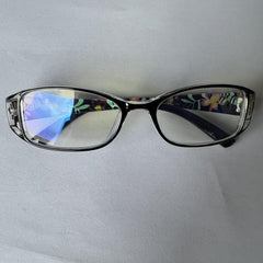 Plastic Light Blocking Reading Glasses With Soft Case For Women
