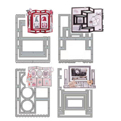 1pc Metal Cutting Mould Frame Templates for Card Making Scrapbooking DIY