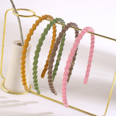 4Pcs Set Toothed Headband and Versatile Non-Slip Wavy Hair Accessories
