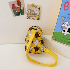 Rabbits Pattern Chest Bag Shoulder Bag