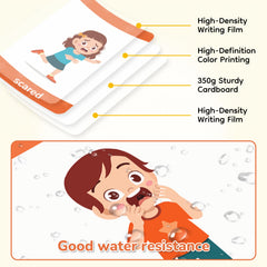 Emotion & Behavior Flashcards Set for English Vo