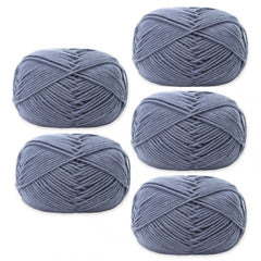 5pcs Medium Size Acrylic Soft Yarn for DIY Knitting 50g/pc