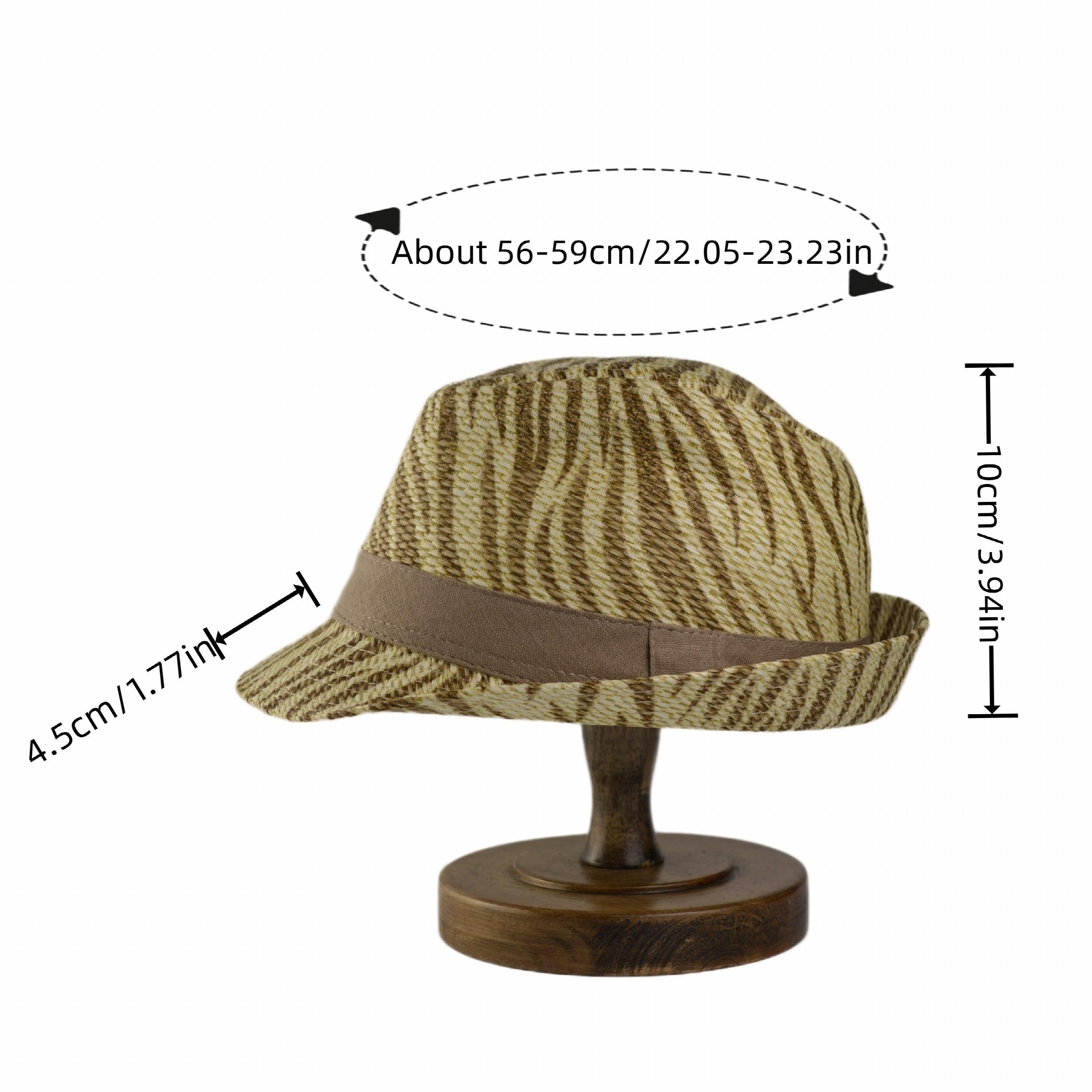 Boho Style Sunshade Straw Hat for Travel Seaside Unisex