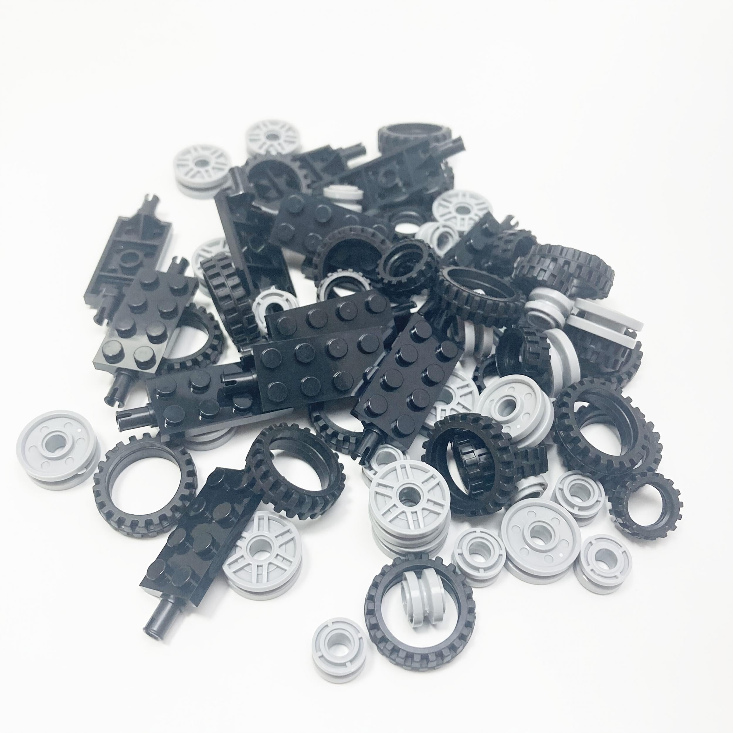70pcs MOC Building Block Tire Set for DIY Automobile Tire Rim