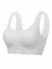 4pcs Seamless Solid Sports Bras for Women