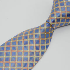 Men's Classic Necktie Patterned Tie Business Tie Grid Party Wedding Tie
