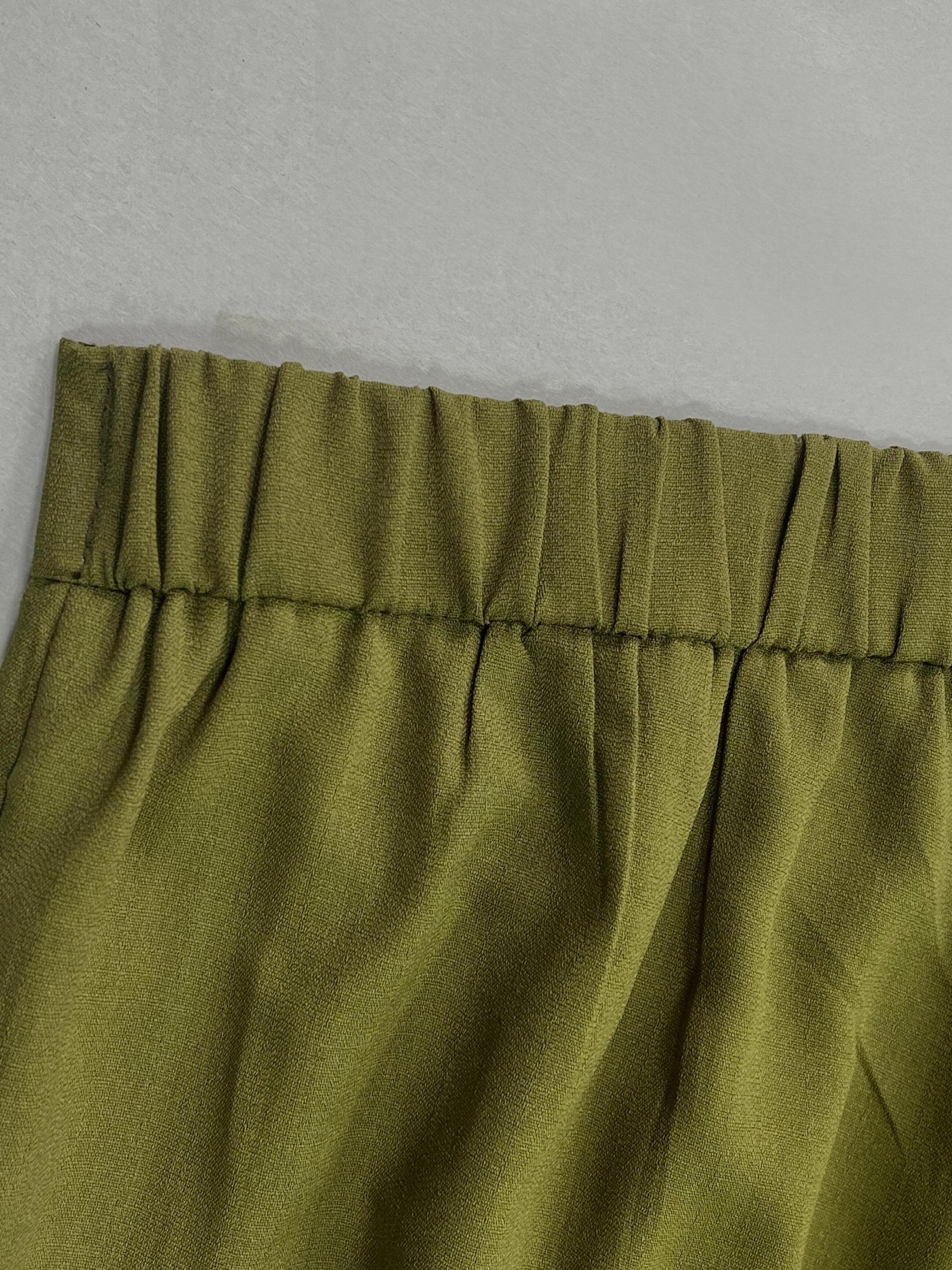  Women's Loose Wide Leg Button Fly High Waist Pants