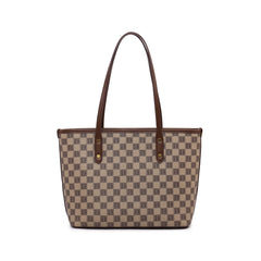 Plaid Print Zipper Tote Bag Large Capacity Versatile Hanbag Zipper Casual Bag