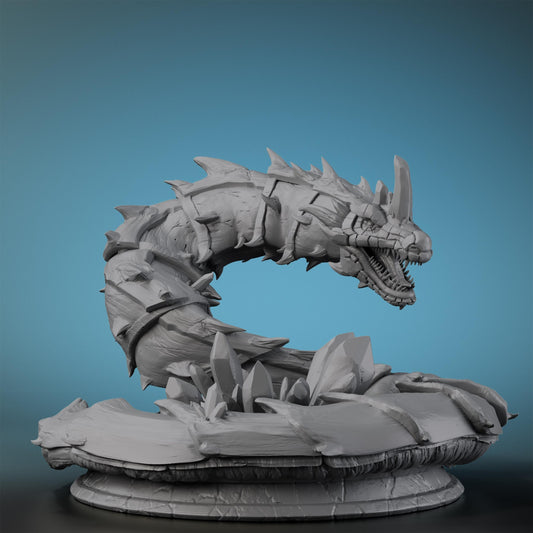 Agatol Crystalline Serpent Tabletop RPG Monster