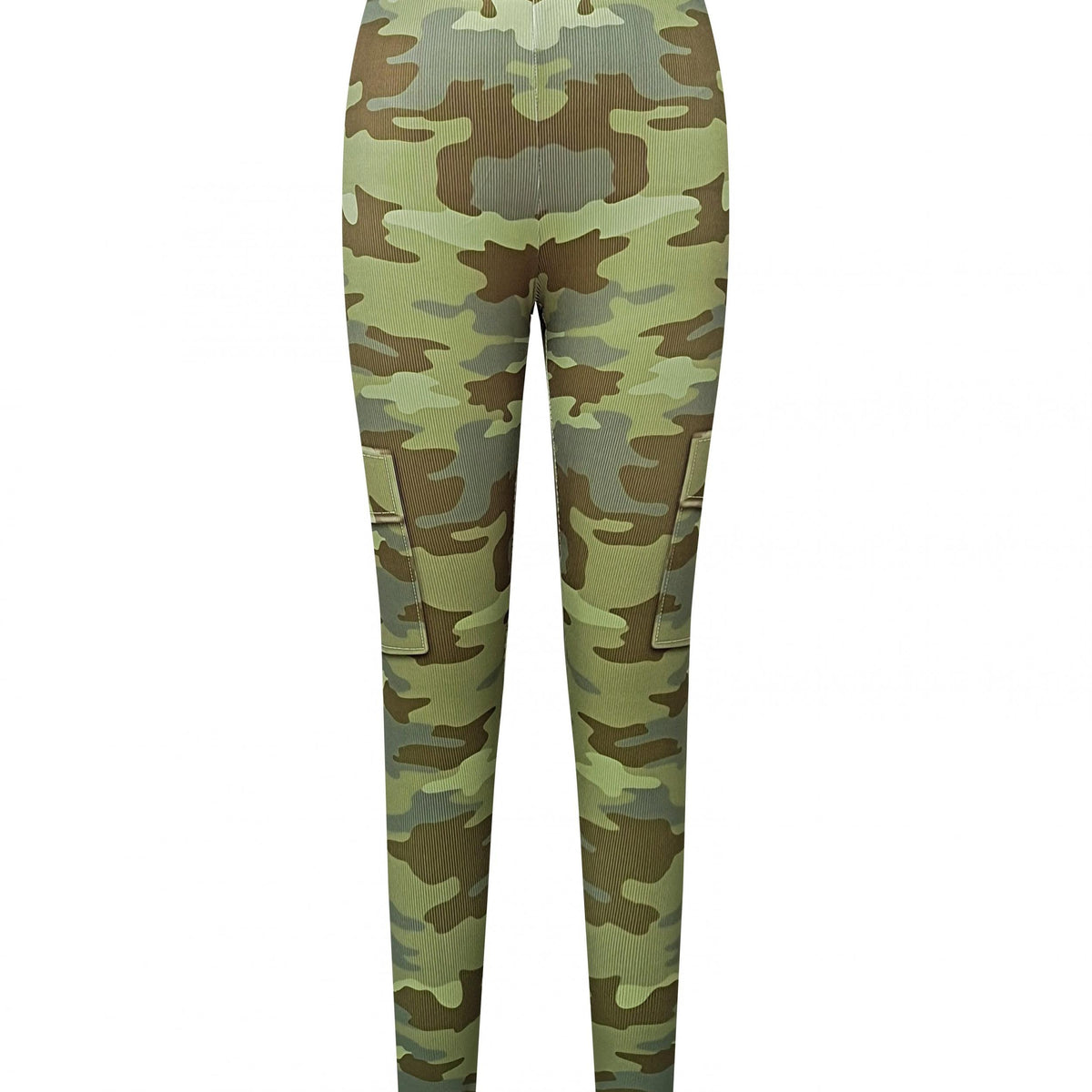 Camouflage Pattern Sports Leggings High Stretch Yoga Running Fitness Tight Pants