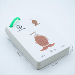 50 Chinese Character Cards for Easy Learning with Pictures - Memorize Quickly