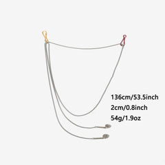 Men's Earphone Necklace Trousers Chain Belt