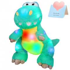 Glow Guards Glow Dinosaur Plush Toy LED Night Light 15 Minutes Sleep Timer