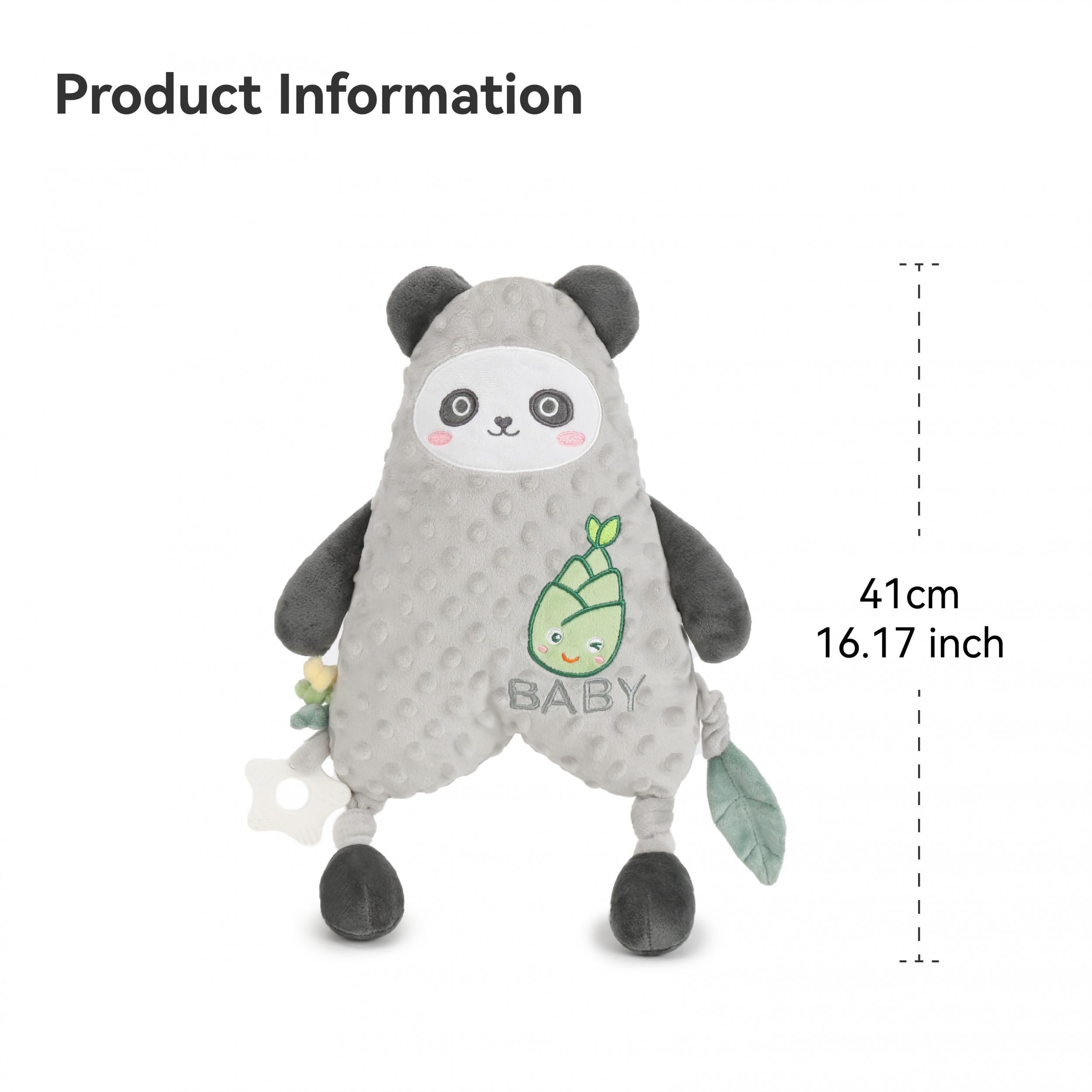 MEEKA HOUSE Panda Soothing Doll With Teether