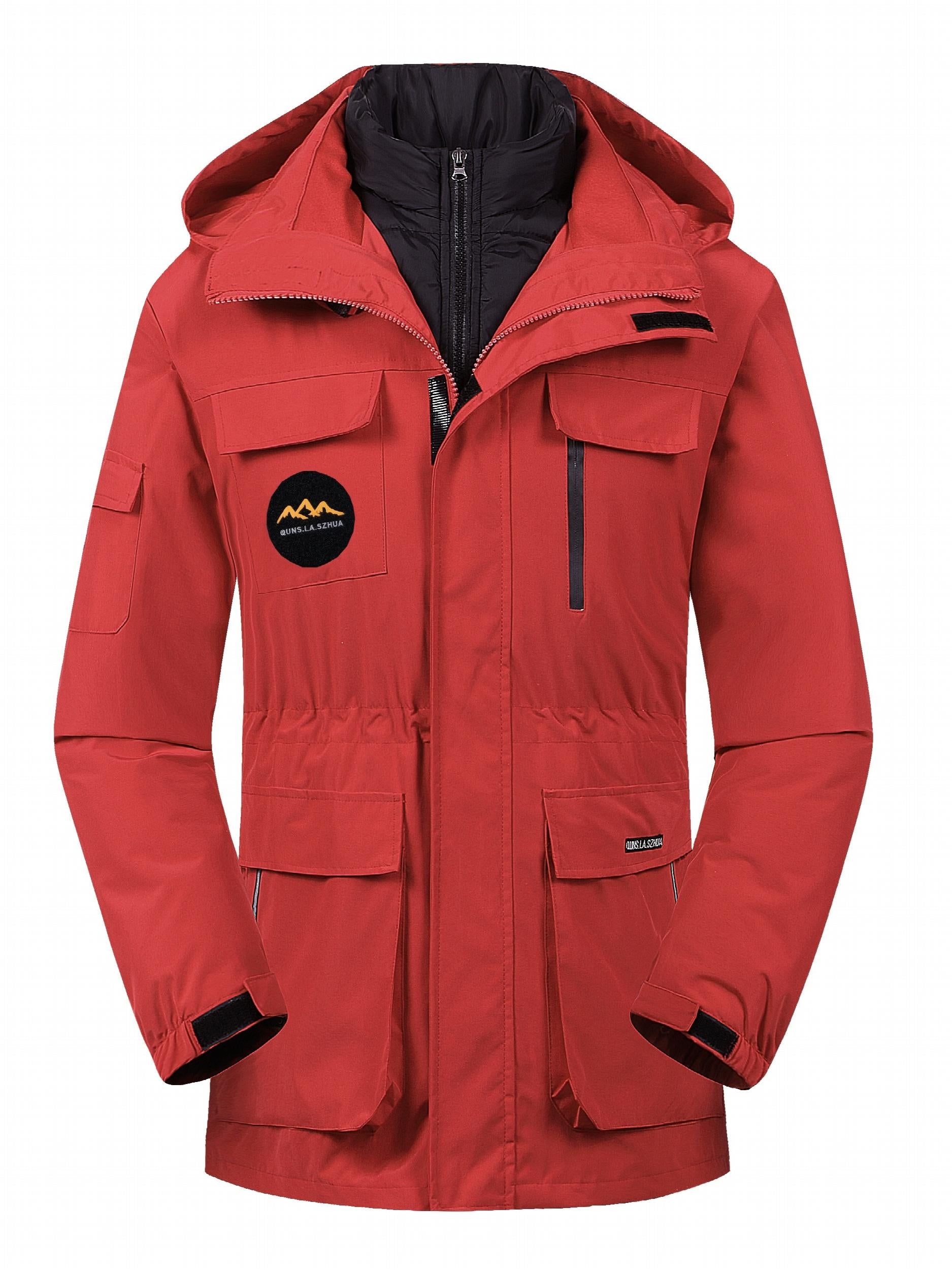 Winter Windbreaker with Detachable Inner Liners - Outdoor Gear for Men and Women
