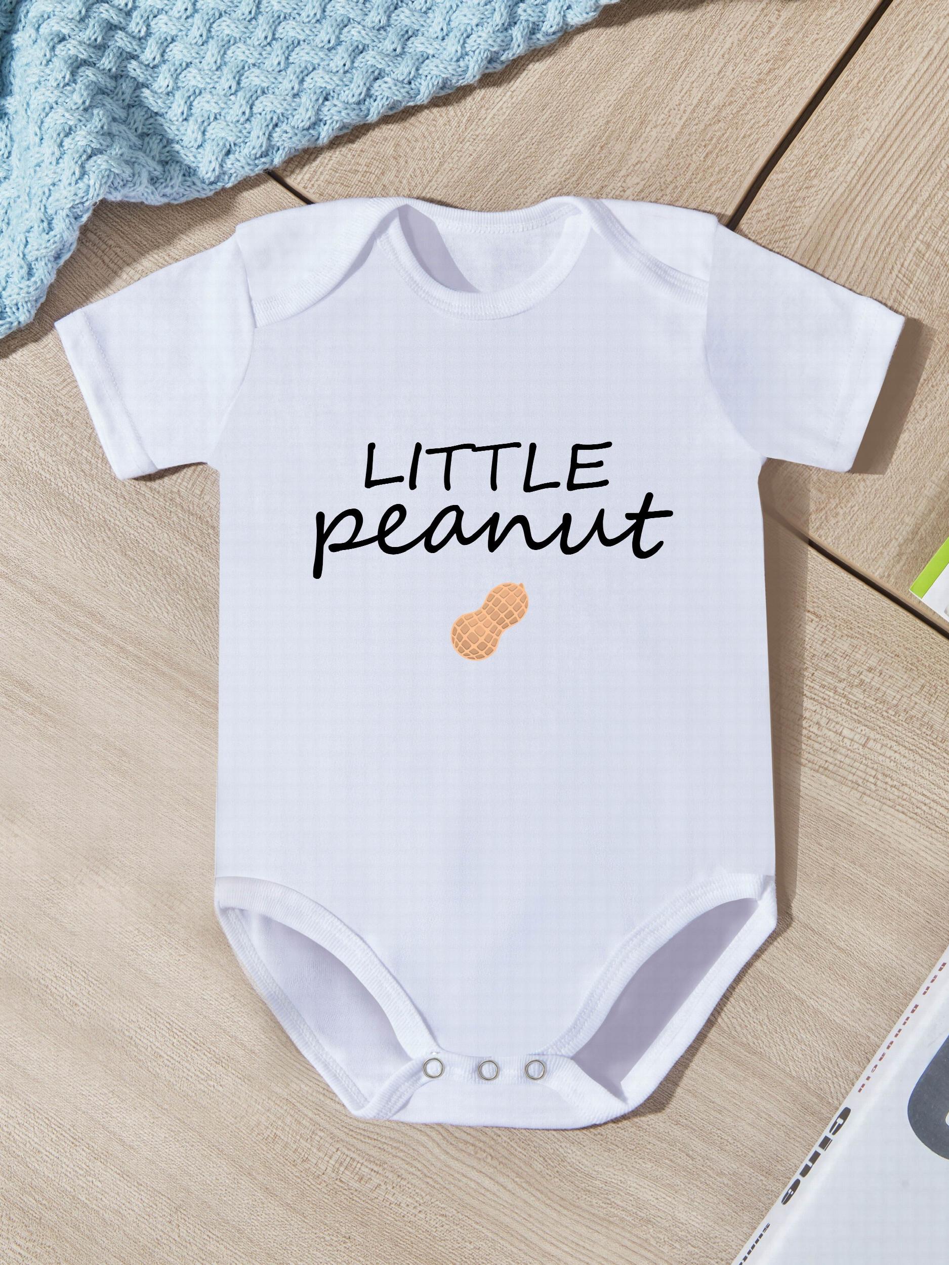 Summer Baby Letter Print Short-sleeved Romper Newborn Jumpsuit