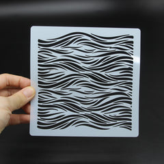Kids Wave Painting Template - Creative Art Activity